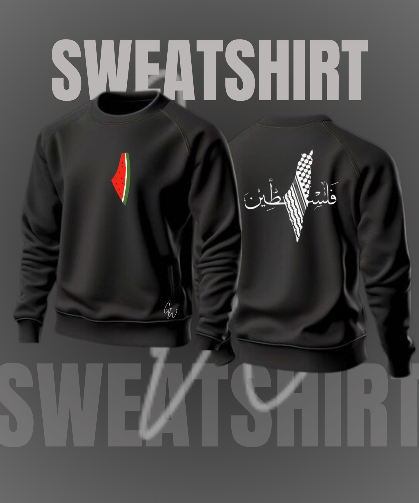 "Palestine Solidarity" Sweatshirt